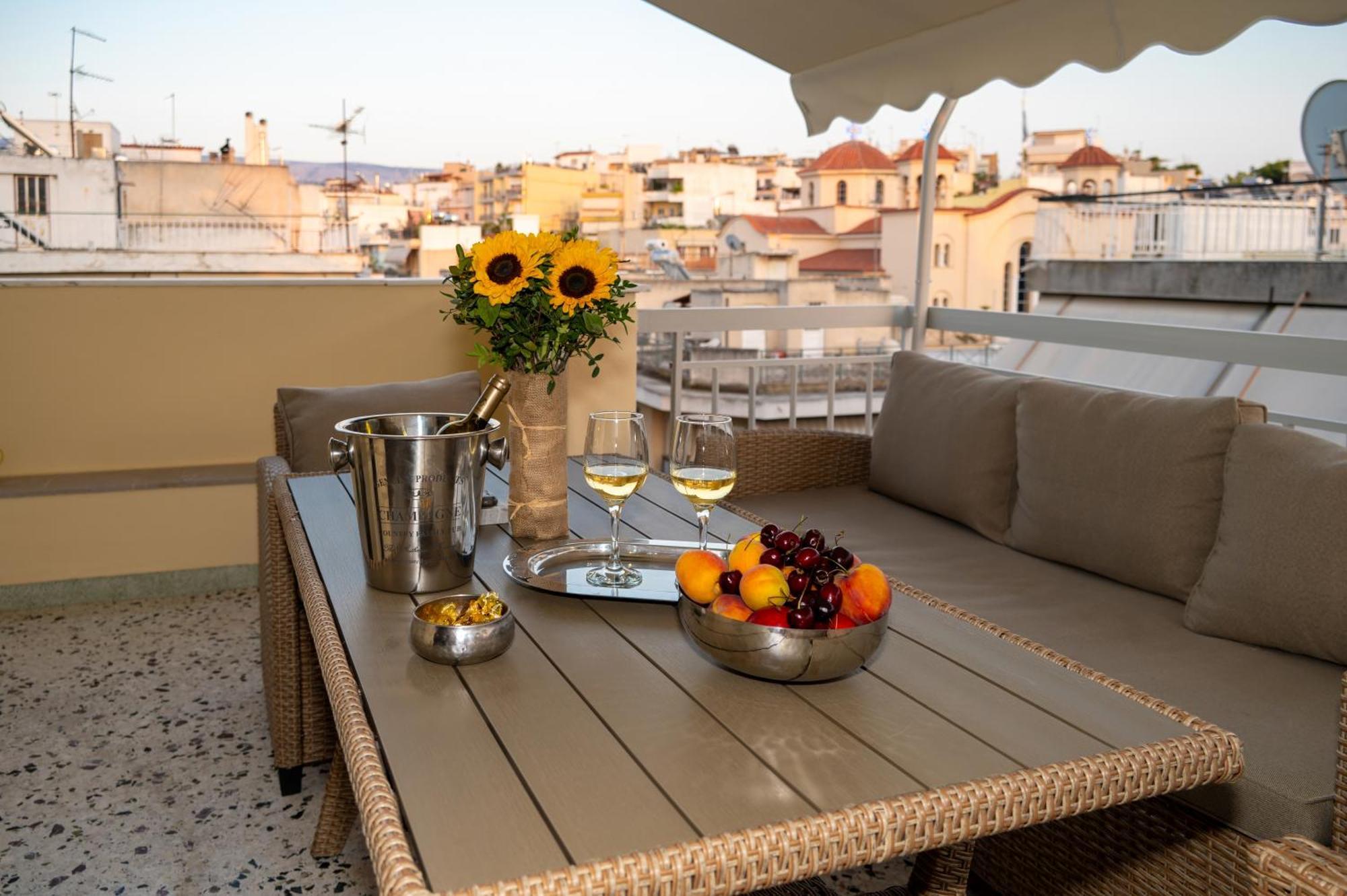 Acropolis Terrace View Apartment Athen Eksteriør billede